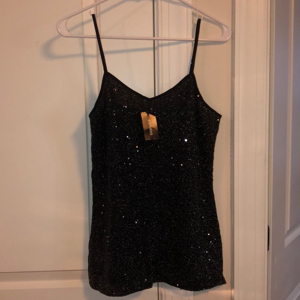 NWT Express Sequin Tank - Picture 2 of 8